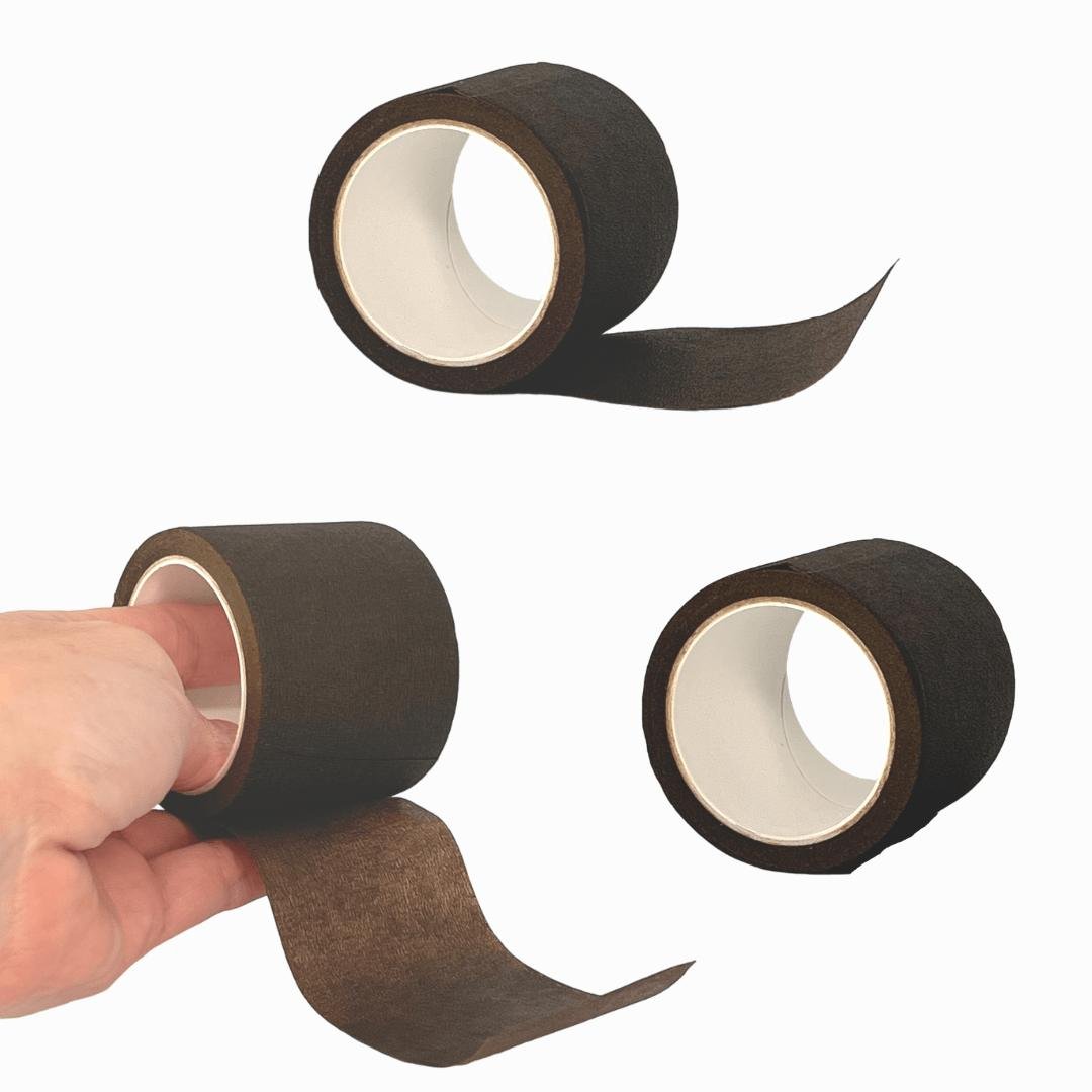 Close-up of 2-inch floral tape showing texture and width for giant flower stem wrapping applications