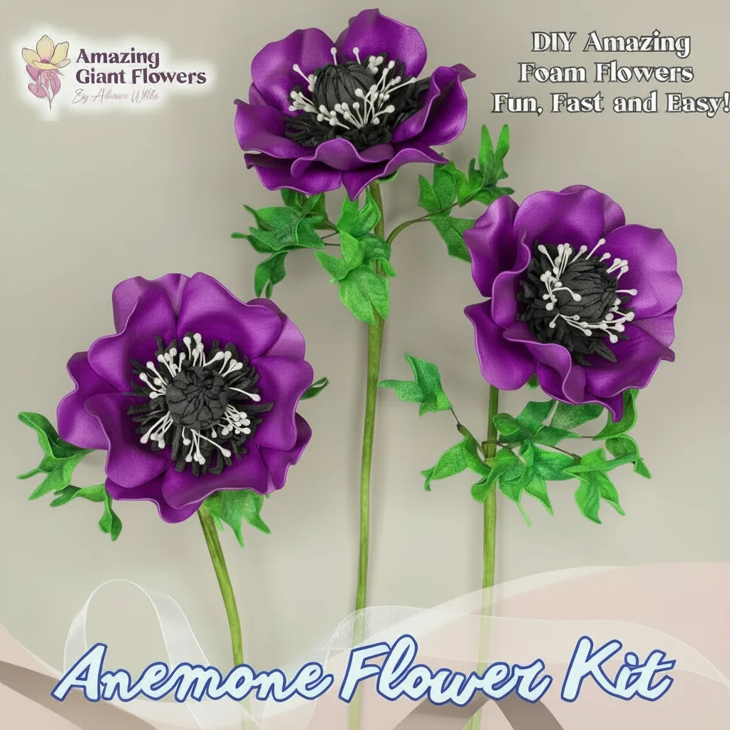 Molds for Real-Touch Foam Flowers That Fool the Eye