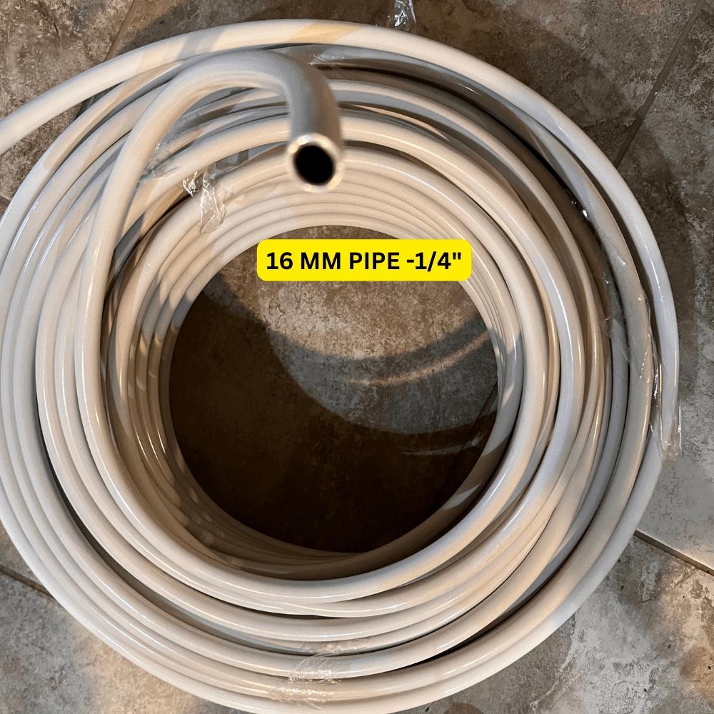 16mm thin bendable PVC pipe for small giant flower stems with length measurement markings