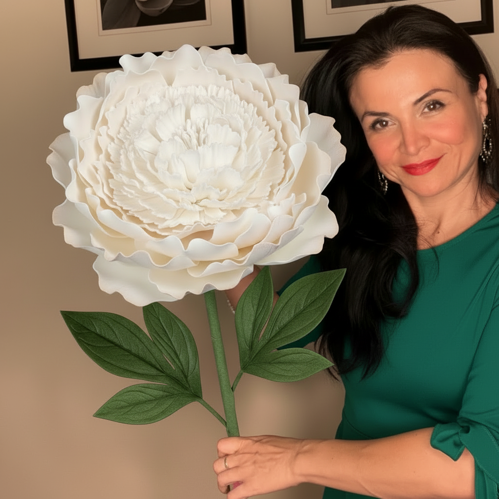 Craft Foam Flowers Peony Kit – Pre-Cut Easy Build - Image 5