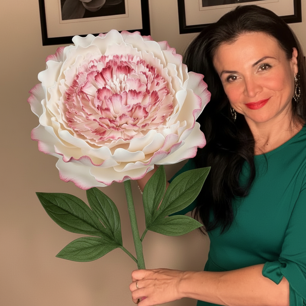 Craft Foam Flowers Peony Kit – Pre-Cut Easy Build - Image 6