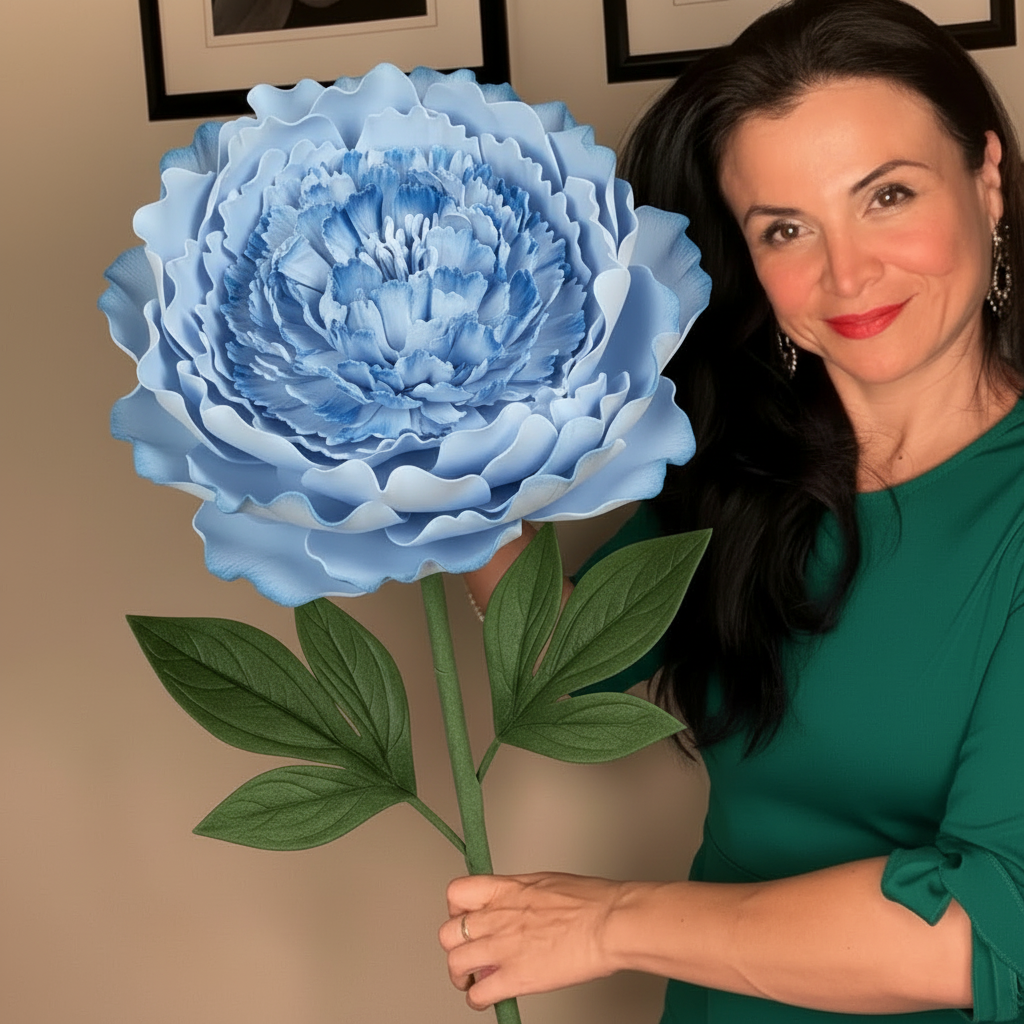 Craft Foam Flowers Peony Kit – Pre-Cut Easy Build - Image 4