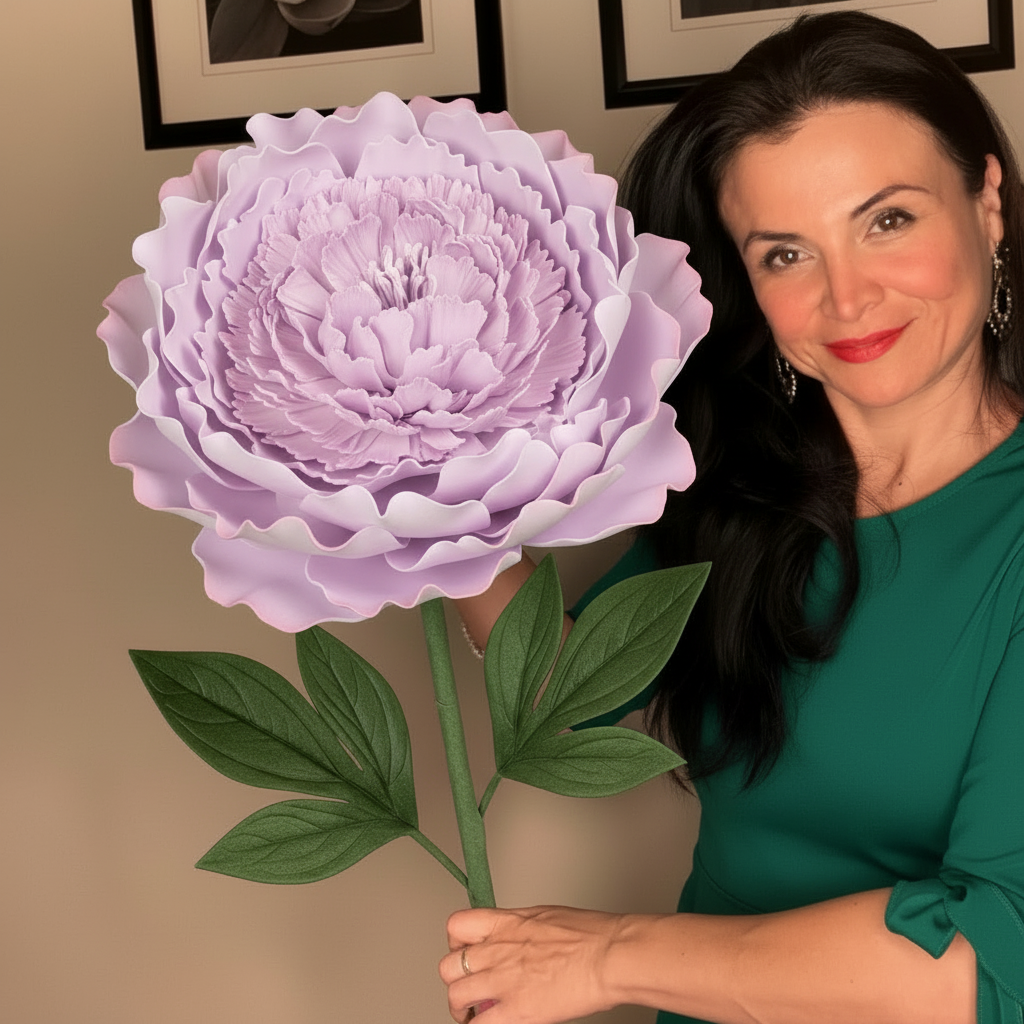 Craft Foam Flowers Peony Kit – Pre-Cut Easy Build