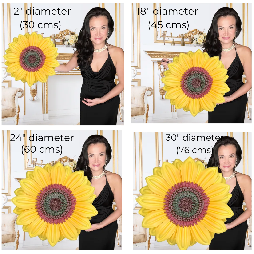 Yellow Sunflower Wall Statement Kit - Bloom & Shape - Image 4