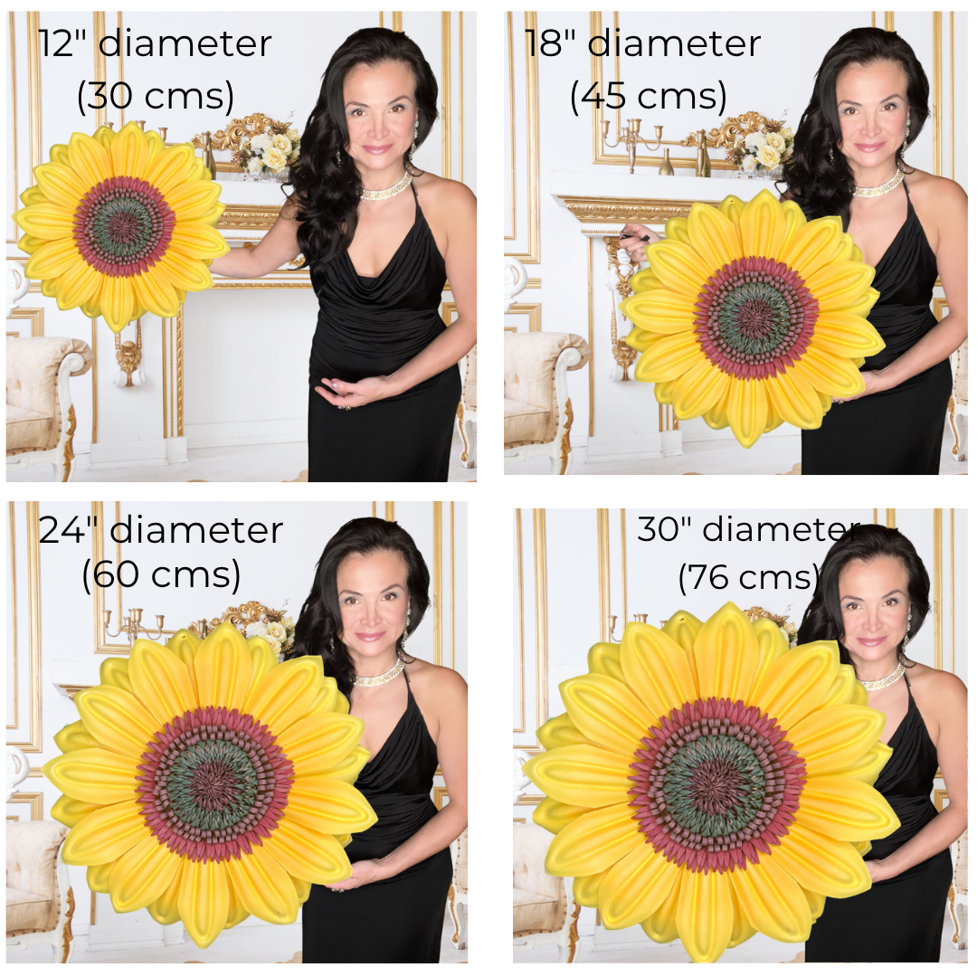 Yellow Sunflower Wall Statement Kit - Bloom & Shape - Image 2