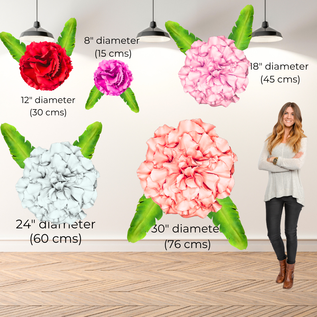 DIY Carnation Wall Statement Kit - Bloom & Shape - Image 2
