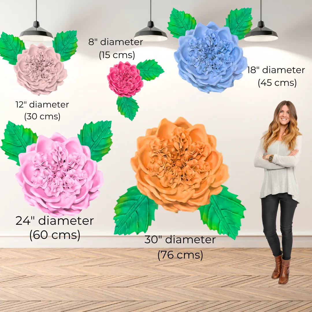 DIY English Rose Flower Statement Kit - Bloom & Shape - Image 4