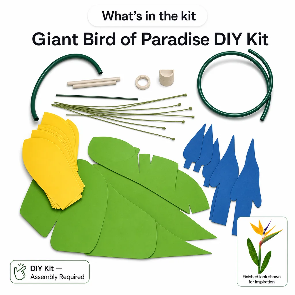 Giant Bird of Paradise: Tropical Statement Piece Tutorial