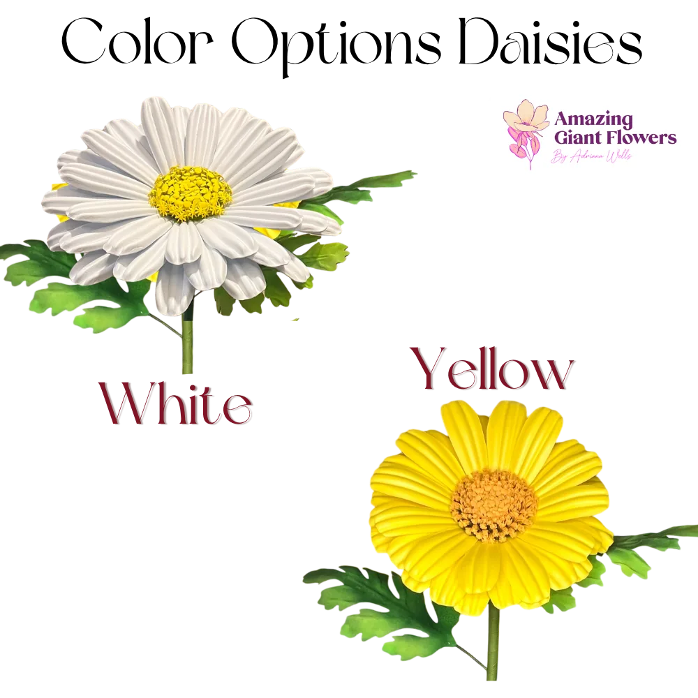 Giant Daisy Freestanding Flower Kit — DIY EVA Foam - Image 6