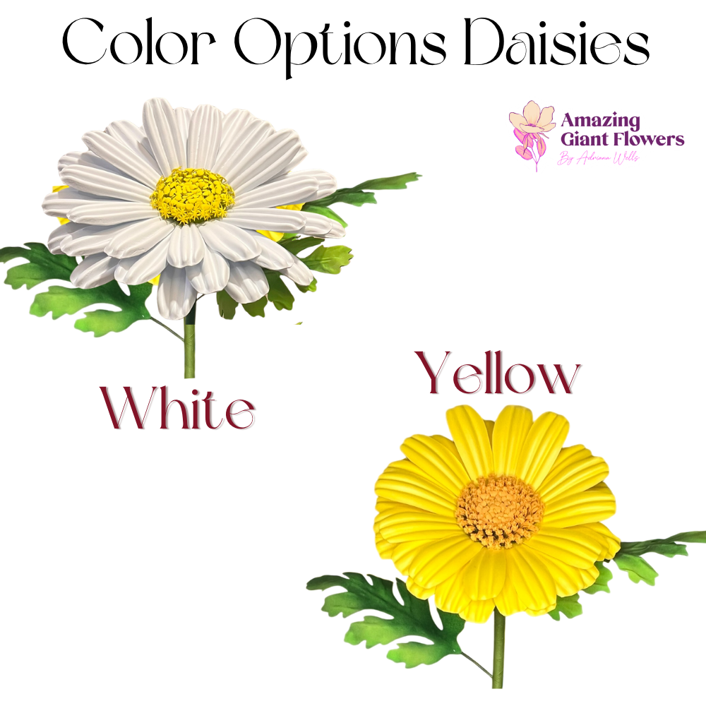 Giant Daisy Freestanding Flower Kit — DIY EVA Foam - Image 6