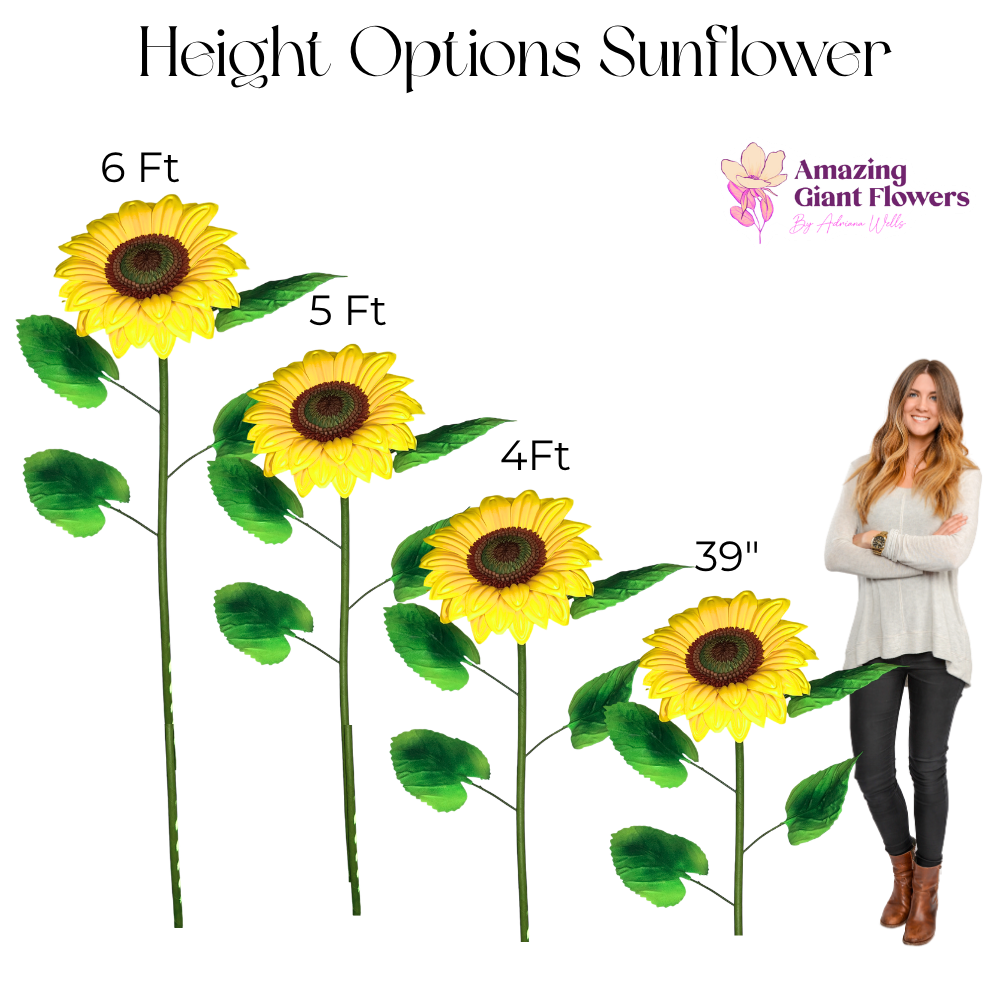 Sunflower Decor Giant Flower Kit – Pre-Cut Easy - Image 4