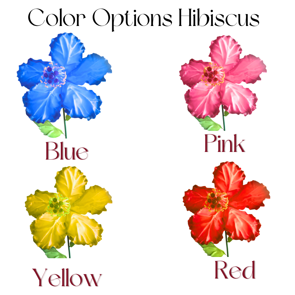 Luau Party Decorations Giant Hibiscus Kit – Pre-Cut Easy - Image 4