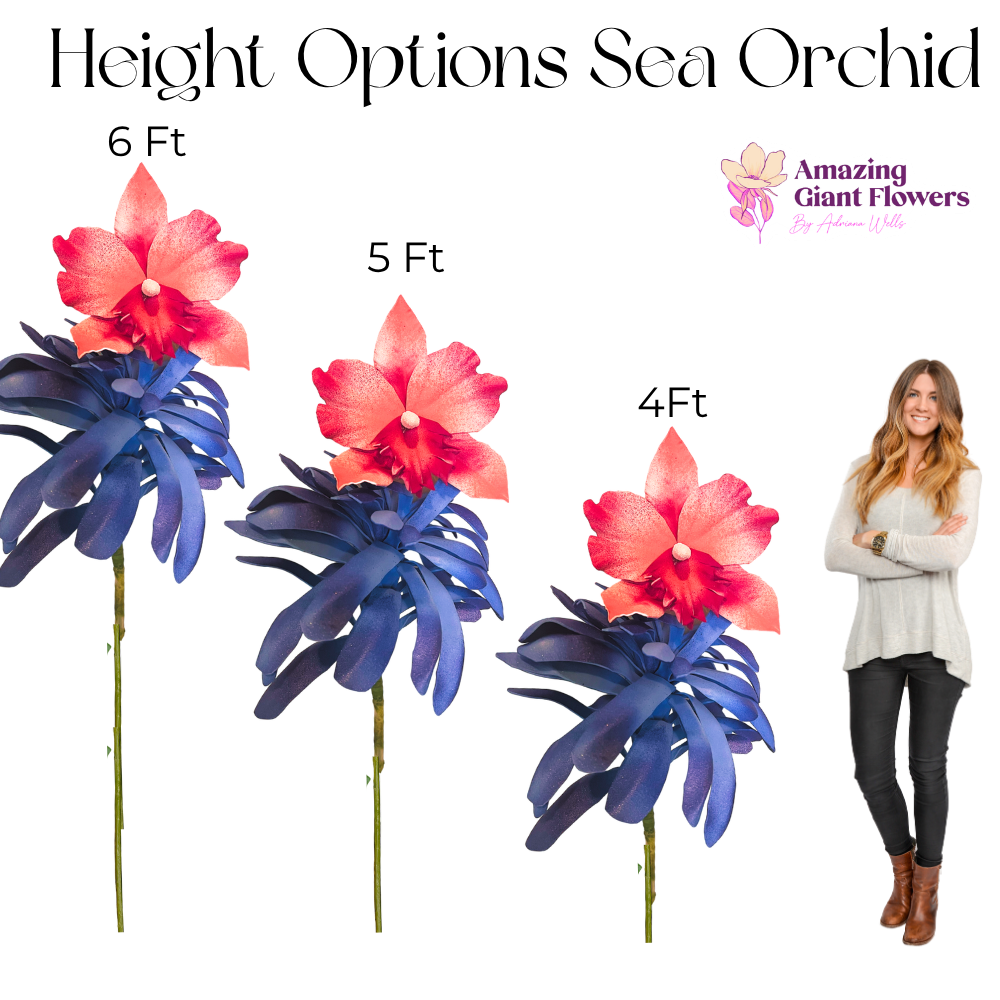 Sea Orchid Freestanding Flower Kit — Original Designer Bloom - Image 5