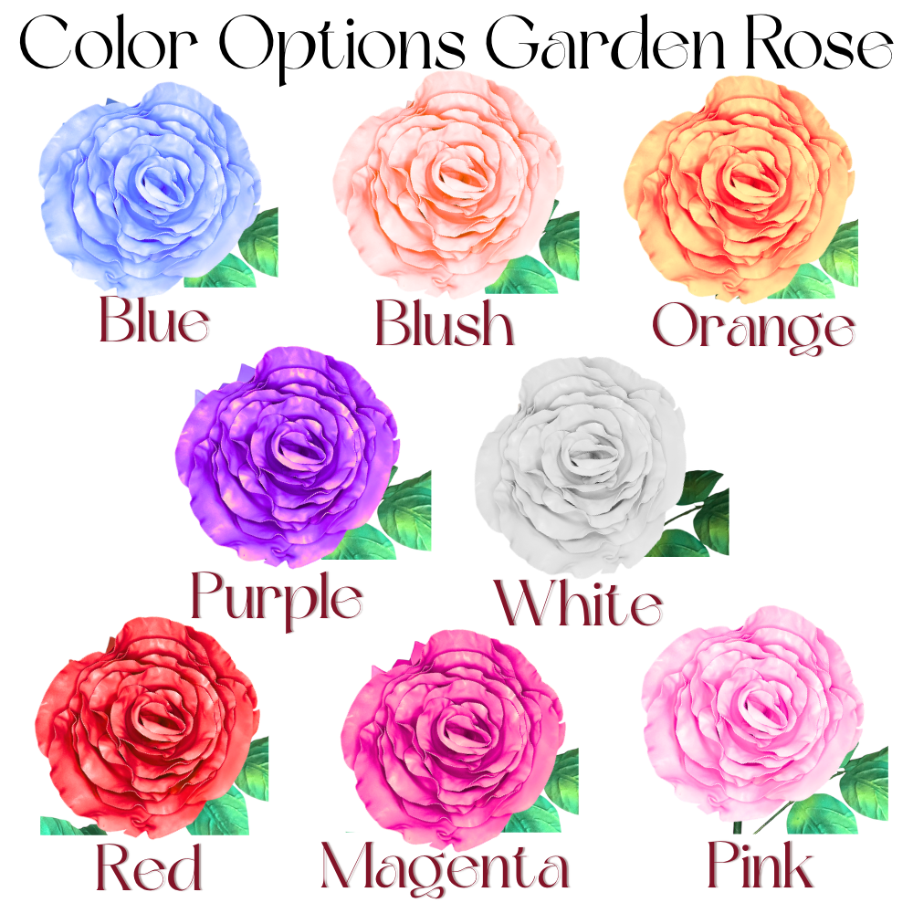 Garden Rose Freestanding Flower Kit — DIY Giant Romantic Bloom - Image 6