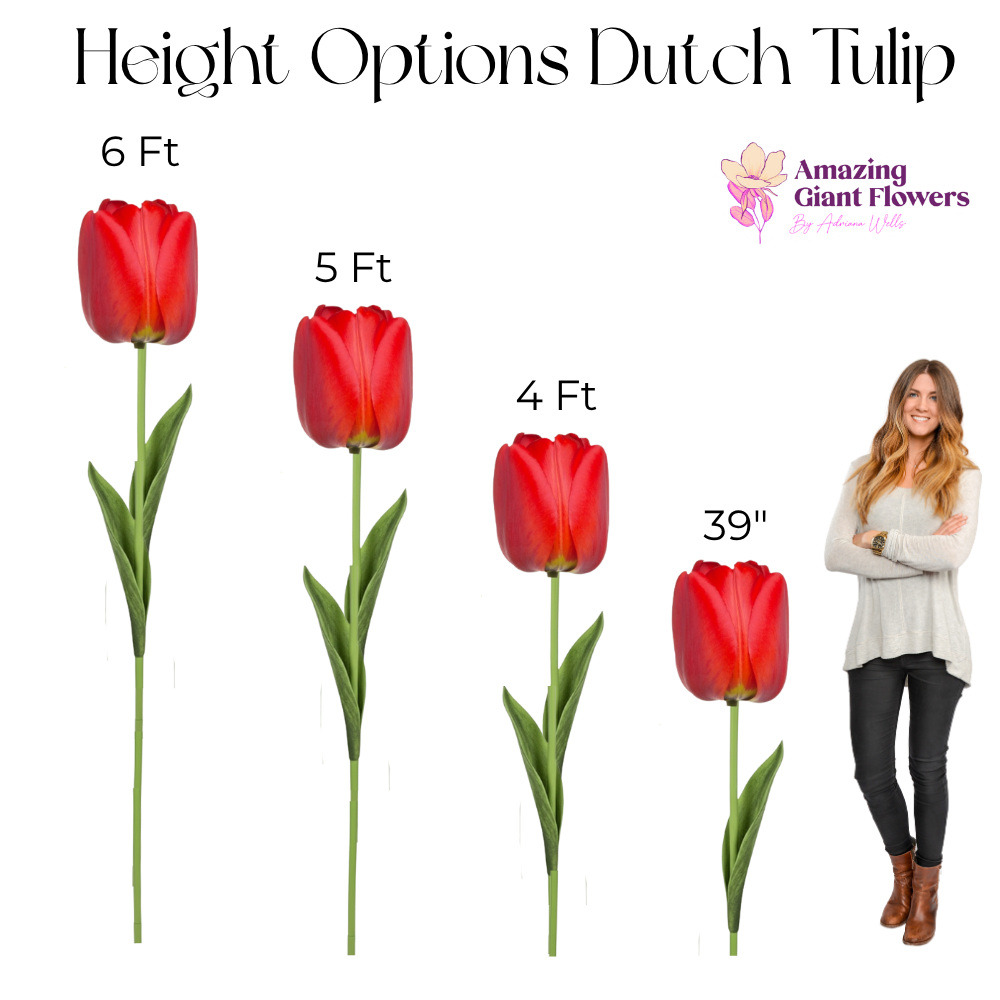 Dutch Tulip Freestanding Flower Kit — DIY Giant Elegant Bloom - Image 5