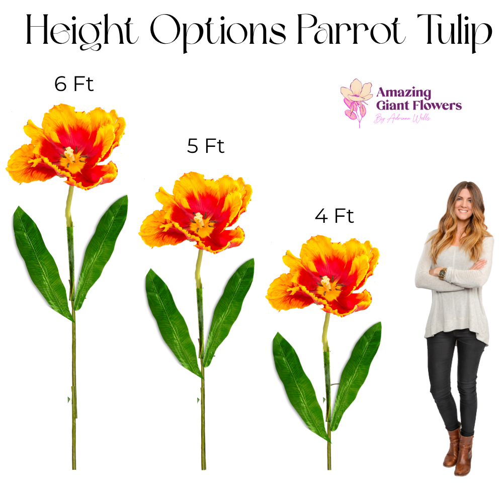 Tropical Party Ideas - Parrot Tulip Kit - Easy 3-Step Build - Image 5