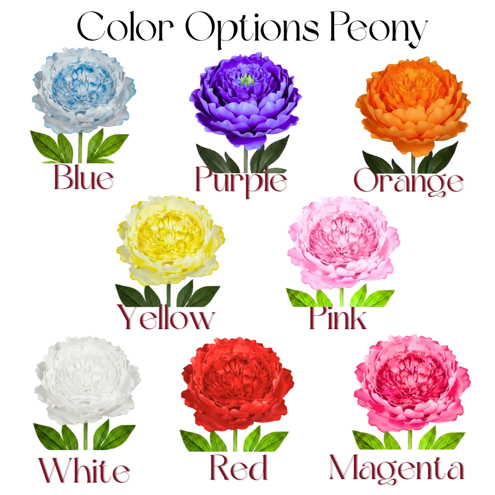 Peony Freestanding Flower Kit — DIY Giant Lush Statement Bloom - Image 6
