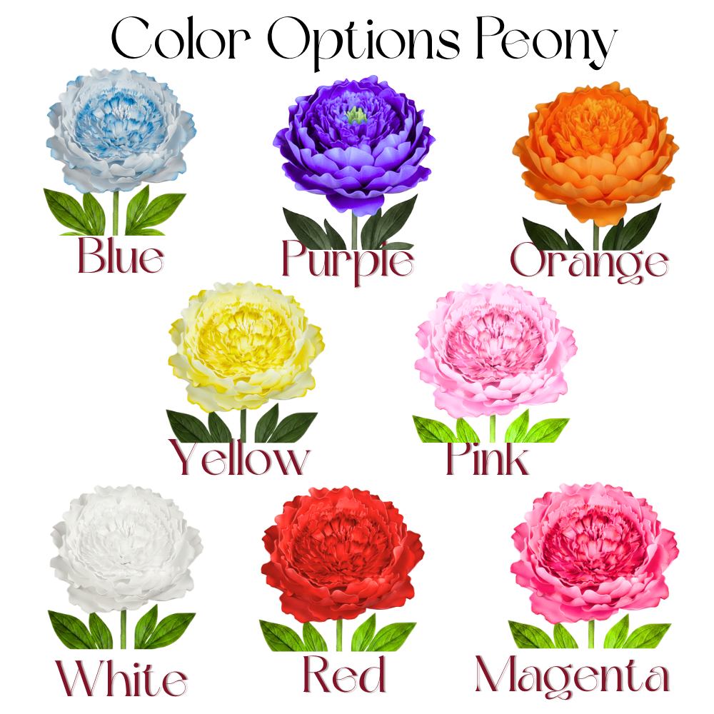Peony Freestanding Flower Kit — DIY Giant Lush Statement Bloom - Image 6