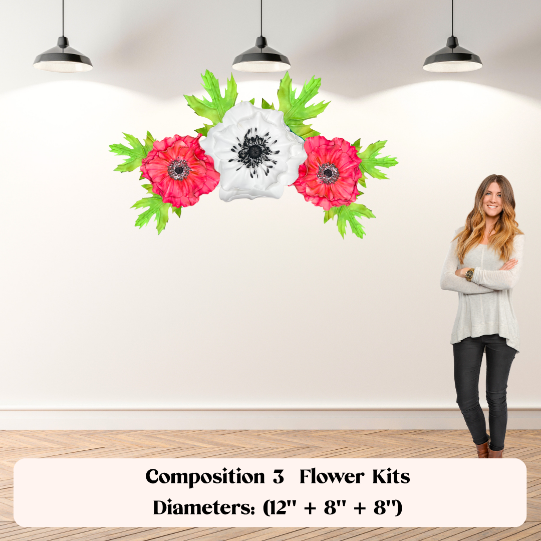 DIY Anemone Wall Statement Kit - Bloom & Shape - Image 4