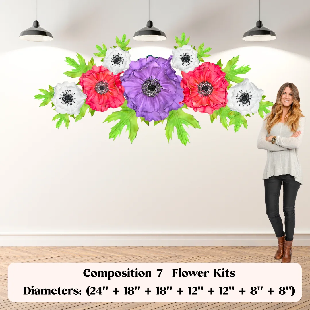 Halloween-to-Fall Flower Wall: Moody Blooms for October