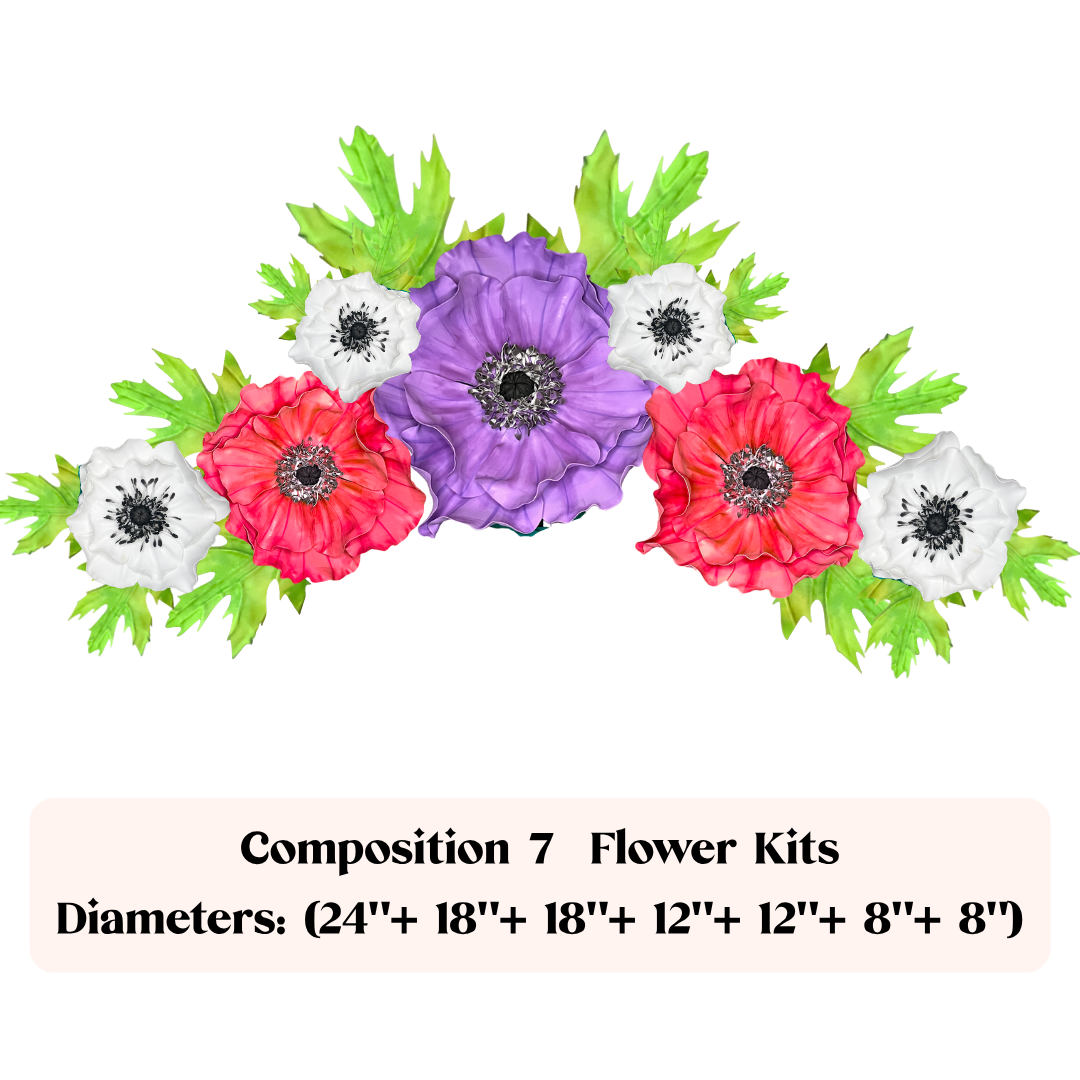 Grand wall flower arrangement