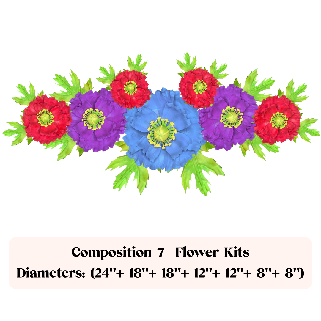 Grand wall flower arrangement