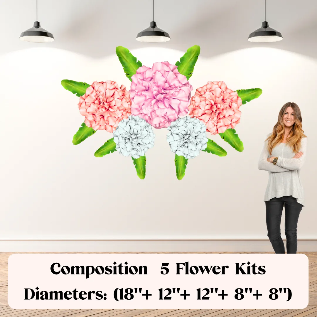 DIY Anemone Wall Statement Kit - Bloom & Shape