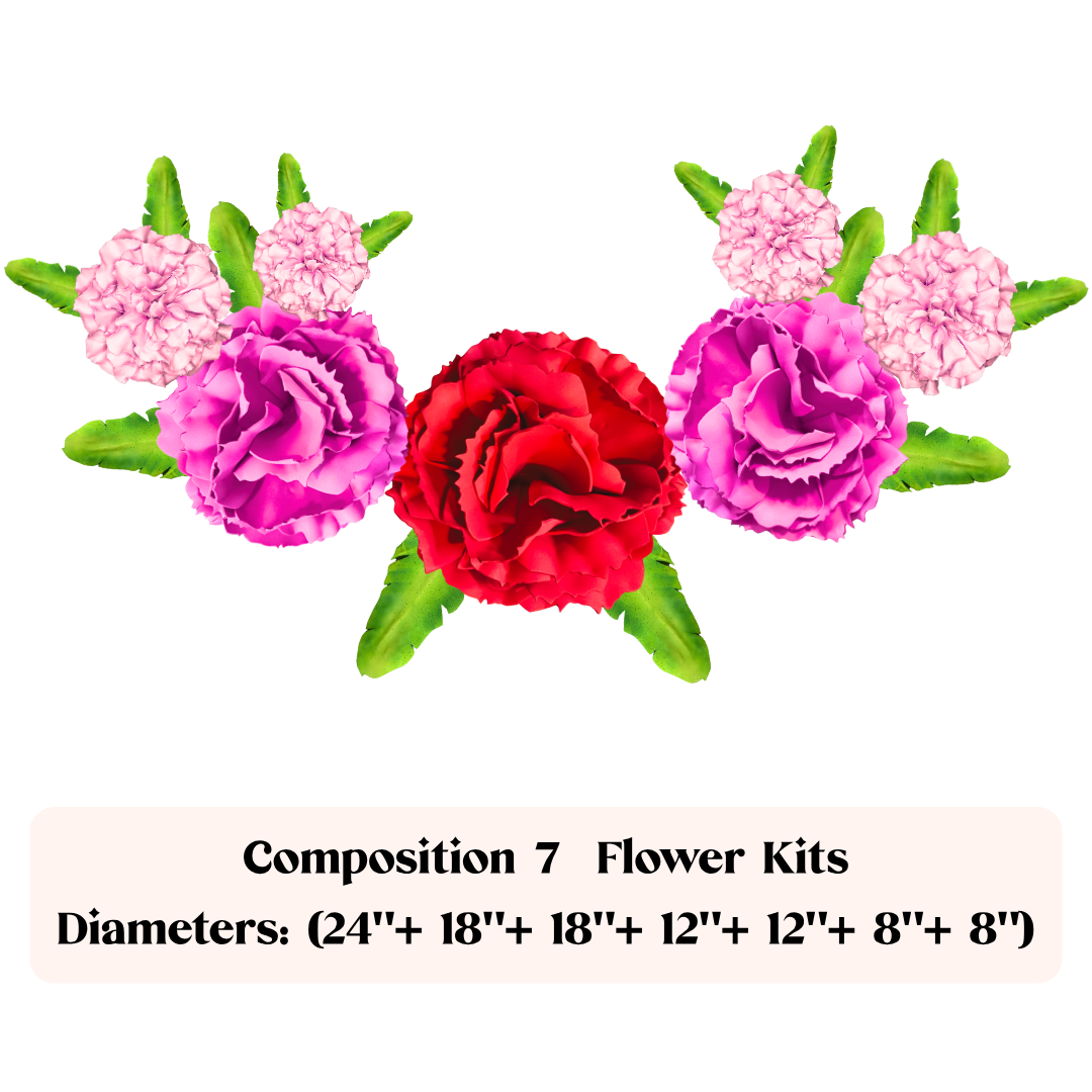 Grand wall flower arrangement