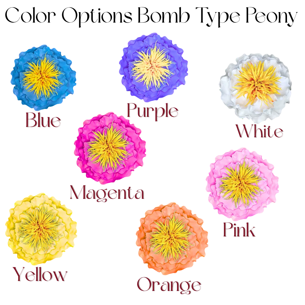 Duchess Peony Giant Flower Kit — DIY Bomb Type Statement Bloom - Image 5