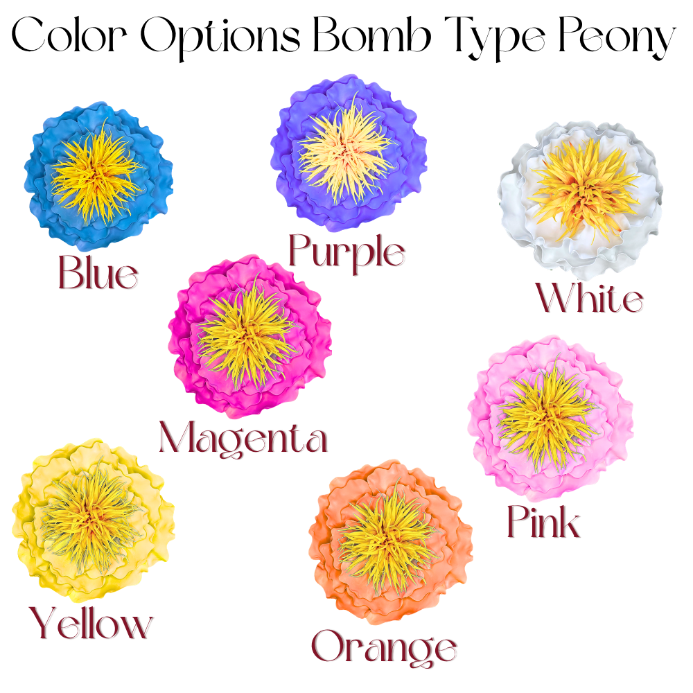 Duchess Peony Giant Flower Kit — DIY Bomb Type Statement Bloom - Image 5