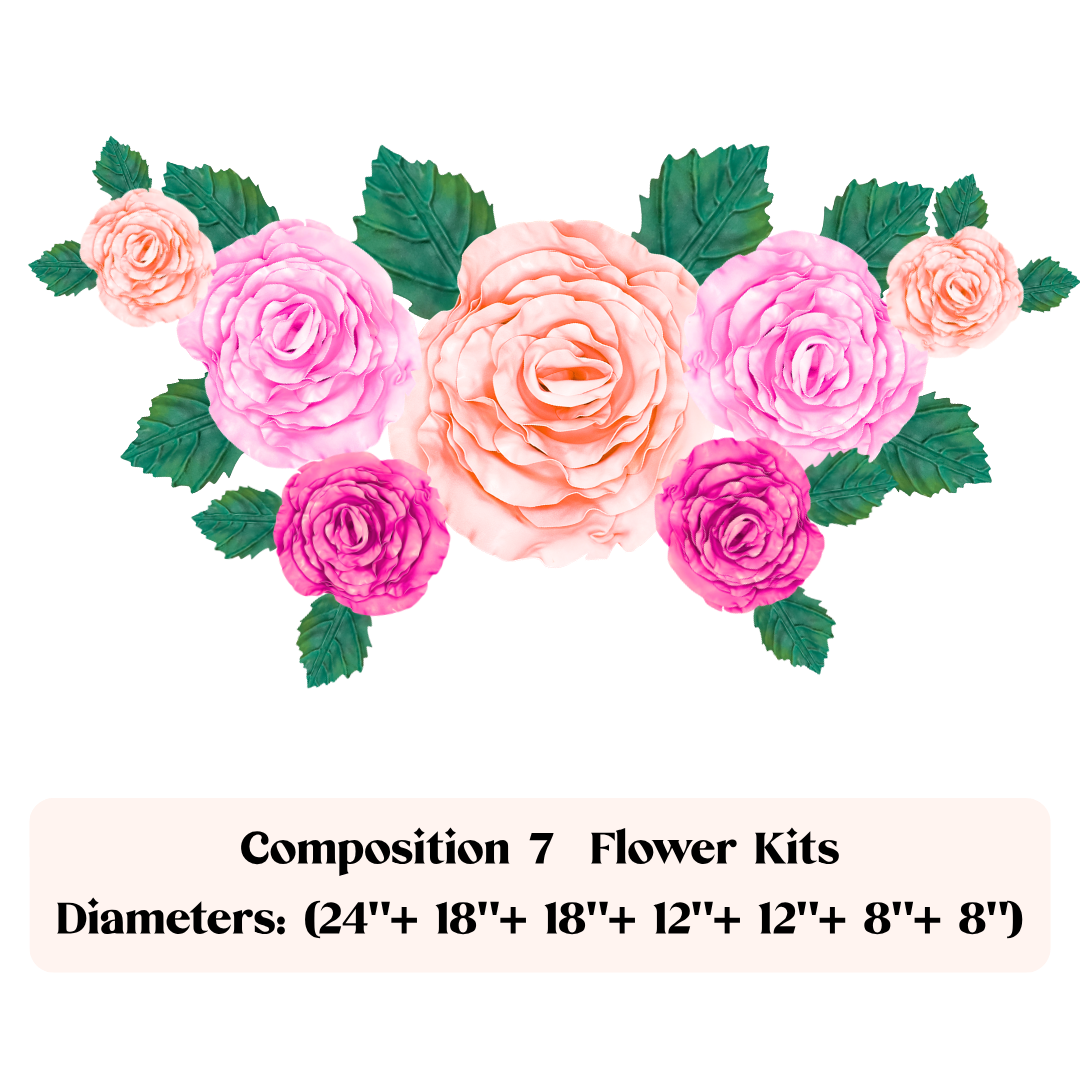 Grand wall flower arrangement
