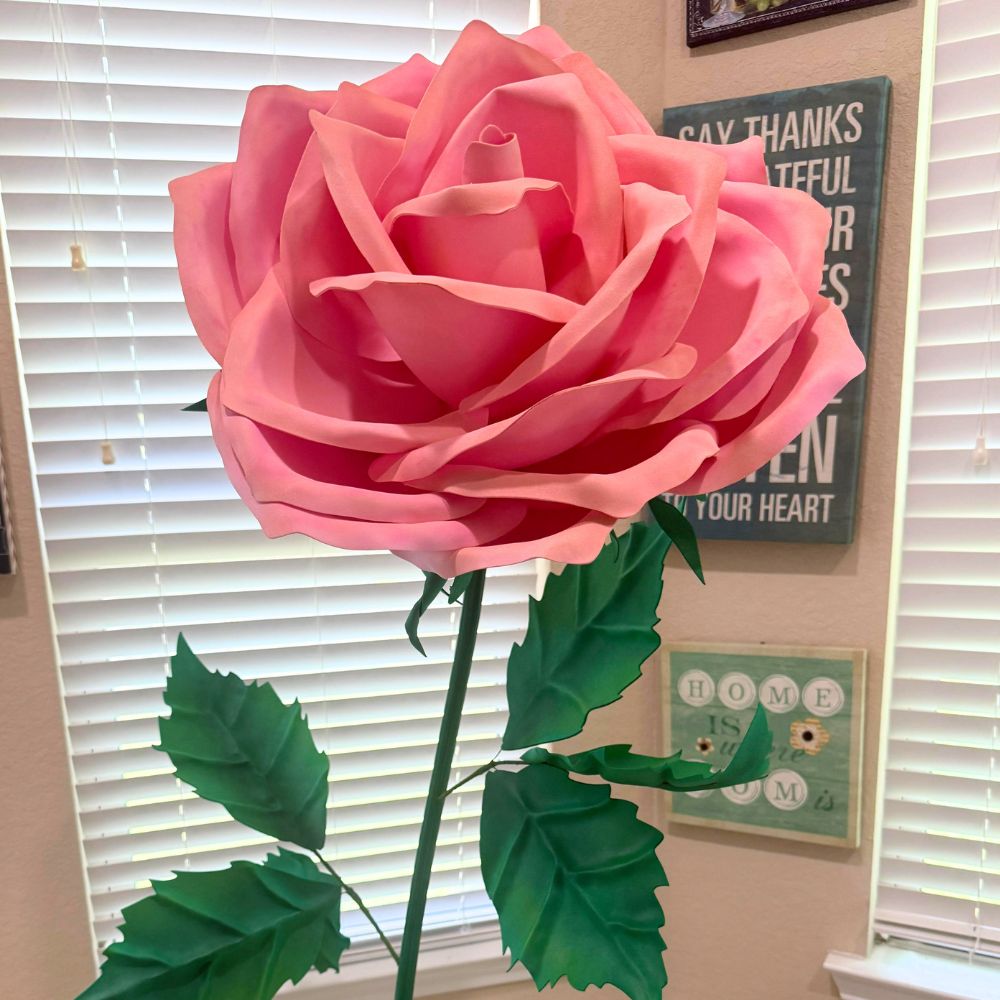 Craft Foam Kit Giant Rose – Pre-Cut Easy Assembly - Image 8