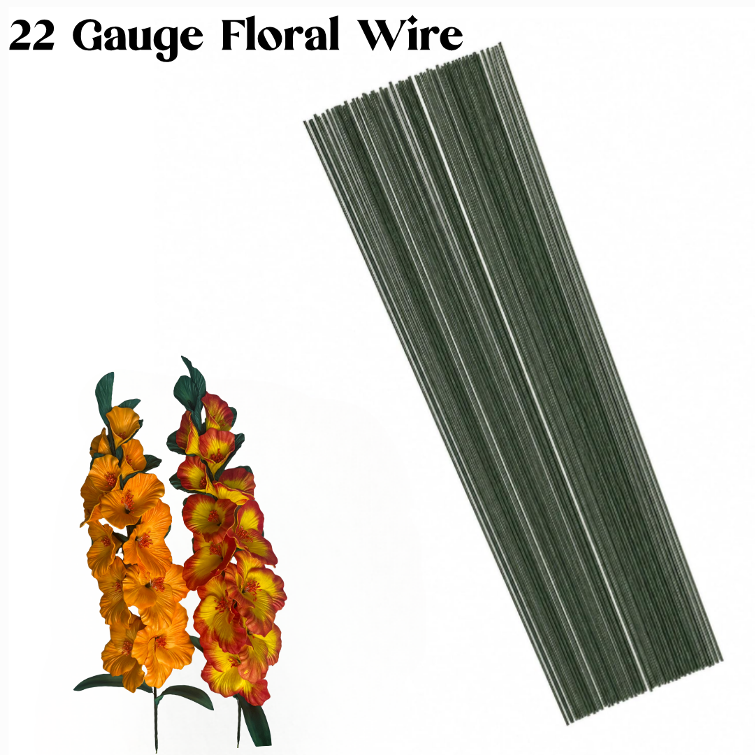 22 Gauge Floral Wire- 100 pack-Paper Wrapped - Image 2