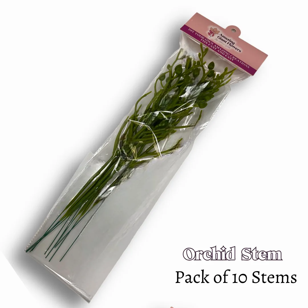 15" Floral Stems – Premium Flower Crafts & Supplies (10-Pack)- For multiple Blooms - Image 3