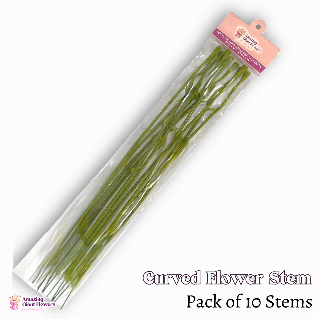19" Rose Stem for crafting Flowers 8mm thick - Image 3